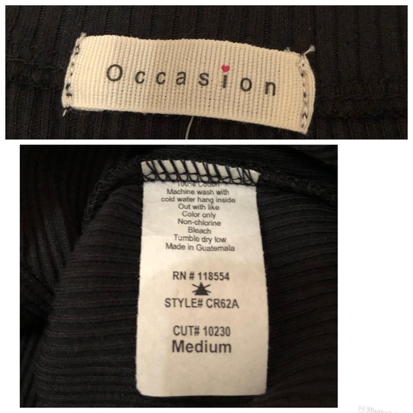 ⚡️⚡️Occasion Short Sleeve Top Black BONITA Ribbed Size Medium - Picture 8 of 9